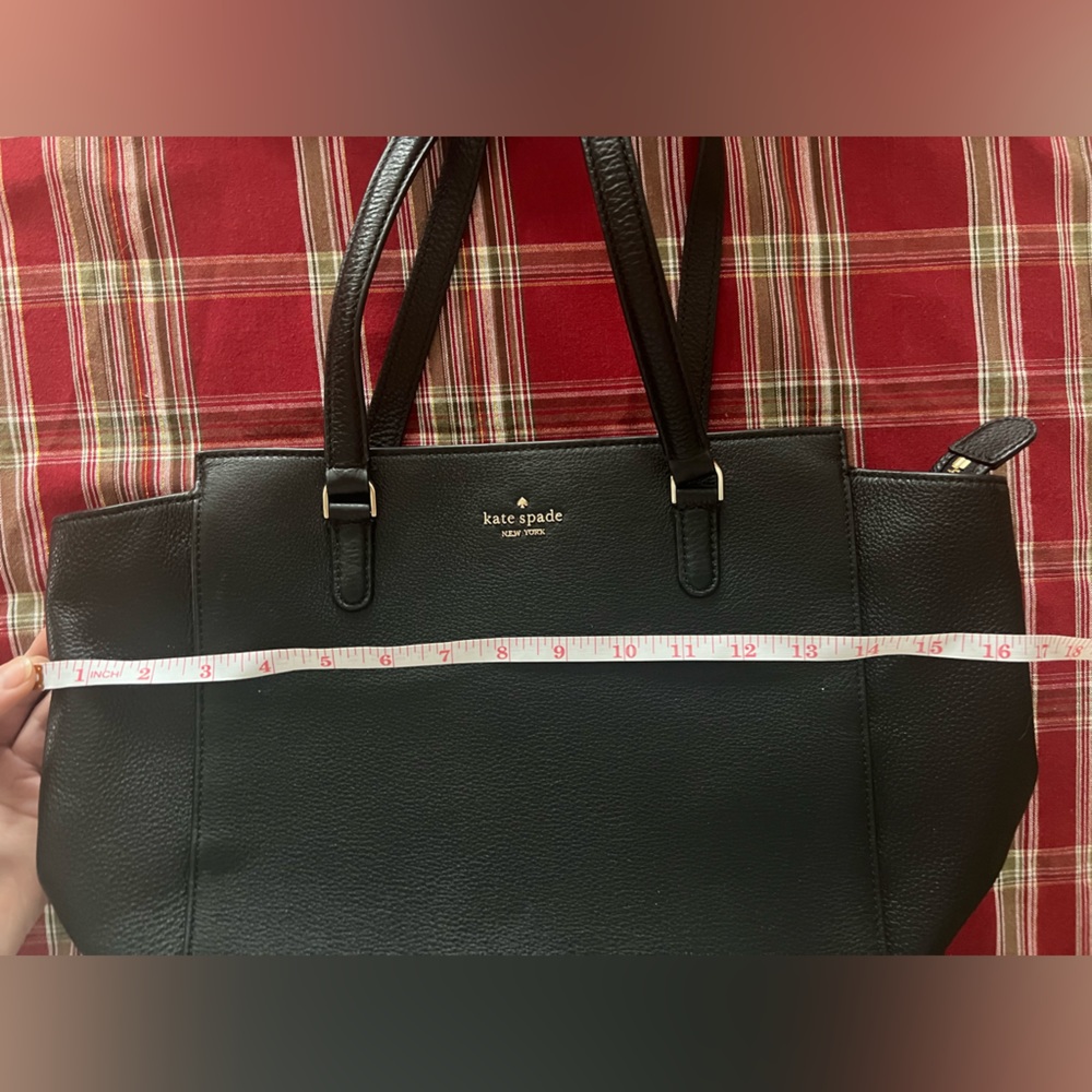 Kate Spade 16”x14” Medium Size Designer Handbag |Black | Great Condition - Picture 2 of 10
